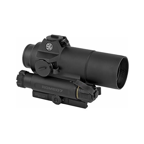 Sig Sauer ROMEO7 1x30mm Durable Aluminum Waterproof Fogproof Closed Full Size 2 MOA Red Dot Sight