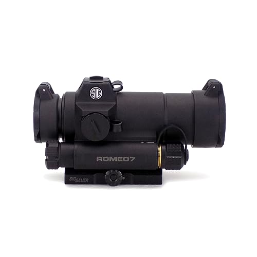 Sig Sauer ROMEO7 1x30mm Durable Aluminum Waterproof Fogproof Closed Full Size 2 MOA Red Dot Sight