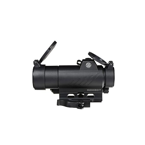 Sig Sauer ROMEO7 1x30mm Durable Aluminum Waterproof Fogproof Closed Full Size 2 MOA Red Dot Sight