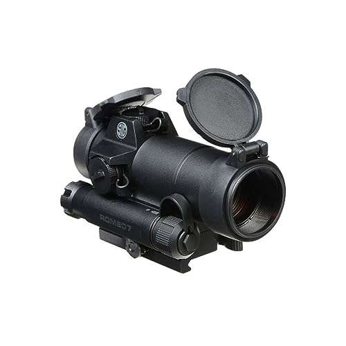 Sig Sauer ROMEO7 1x30mm Durable Aluminum Waterproof Fogproof Closed Full Size 2 MOA Red Dot Sight
