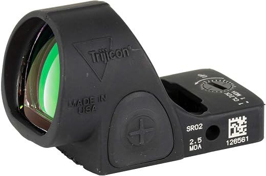 Trijicon SRO 2.5 MOA Adjustable LED Reflex Red Dot Sight, Black – SRO2-C-2500002